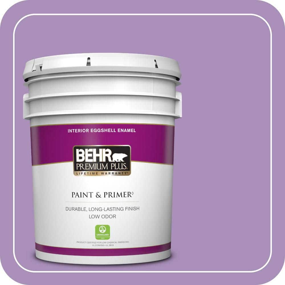 5 gal. #650B-5 Garden Pansy Eggshell Enamel Low Odor Interior Paint & Primer price history on PriceWatchPro