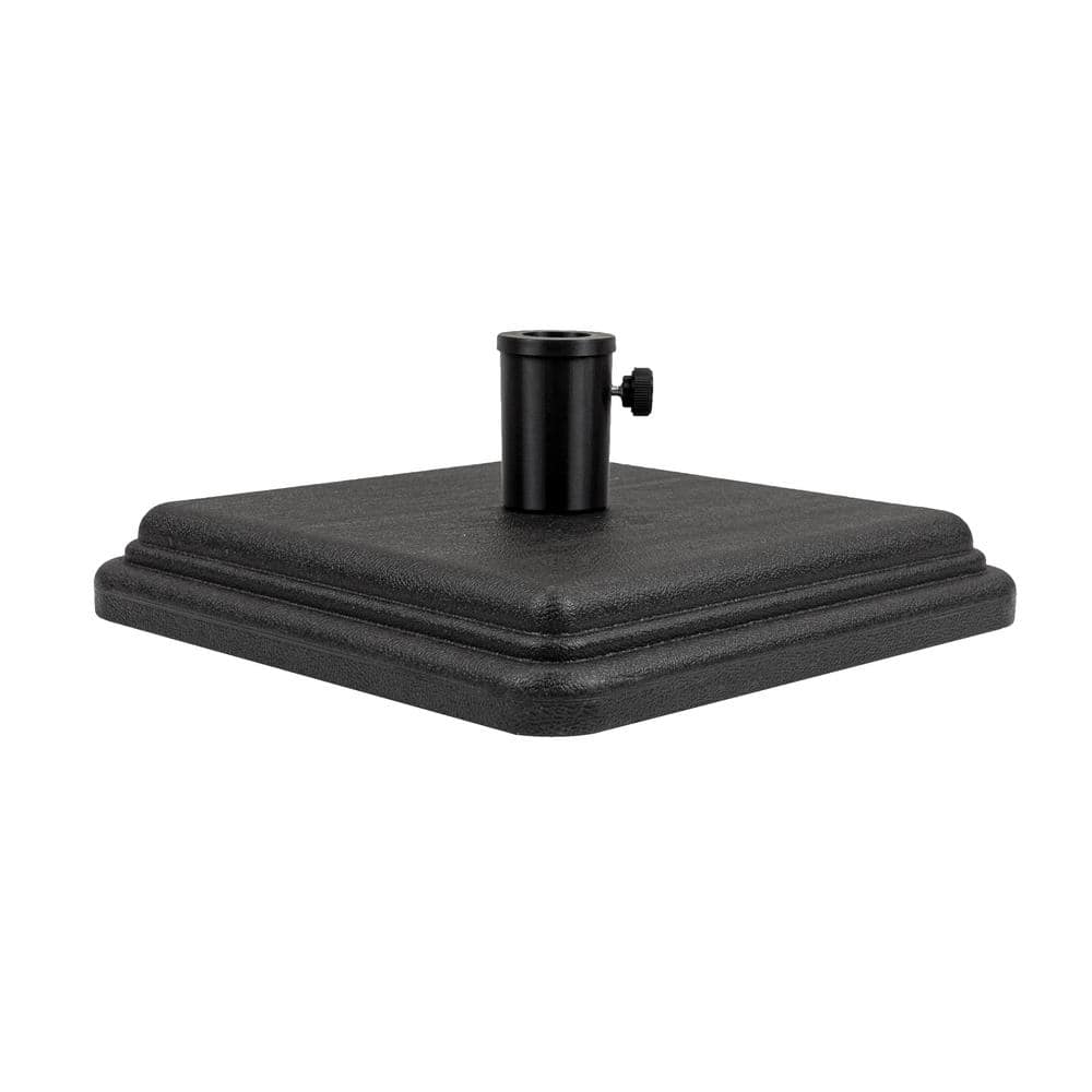 US Weight 40 Pound Umbrella Base Designed to be Used with a Patio Table (Black)