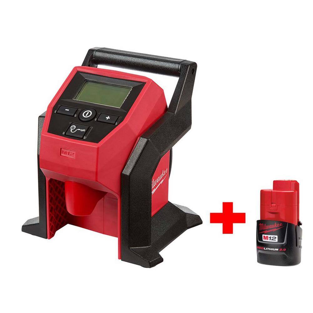 Milwaukee M12 Tire Inflator Shop, 60 