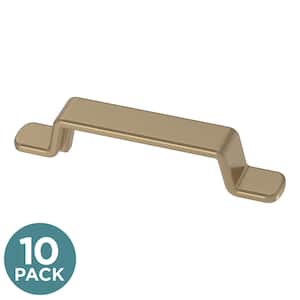 Uniform Bends 3 in. (76 mm) Champagne Bronze Drawer Pull (10-Pack)