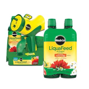 LiquaFeed 16 oz. All Purpose Plant Food Advance Starter Kit and 32 oz. All Purpose Plant Food Refill Bundle