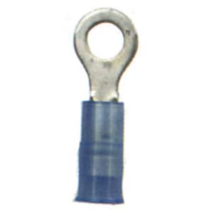 Nylon Ring Terminal - 16-14, #10, Blue, Pack of 100