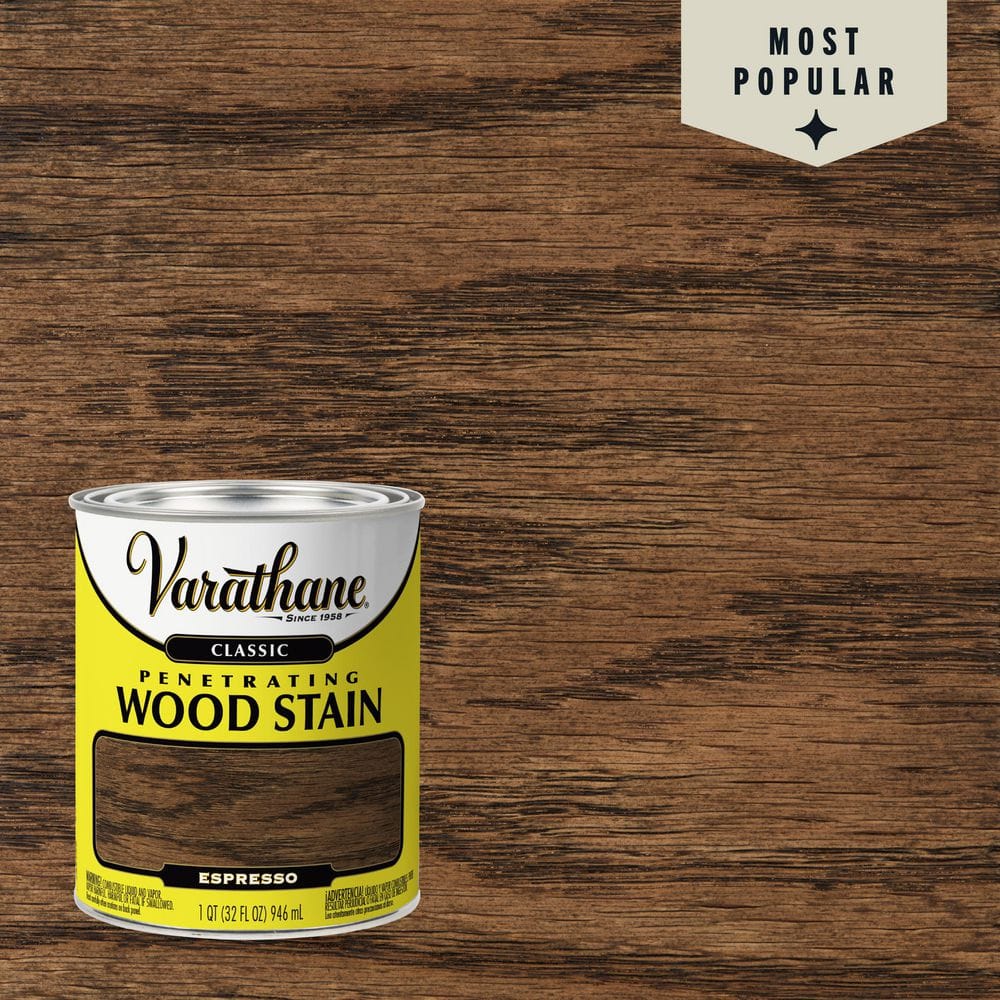 Varathane 1 qt. Espresso Classic Interior Wood Stain 339719 - The