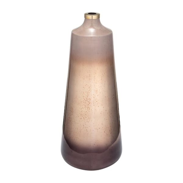 Liv & Skye 21 in. Champagne Glass Decorative Vase with Ring