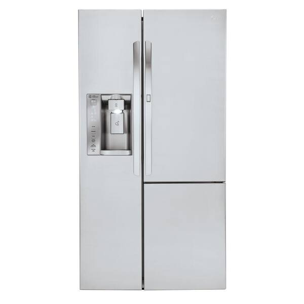 LG 26.1 cu. ft. Side by Side Refrigerator in Stainless Steel with Door-in-Door Design
