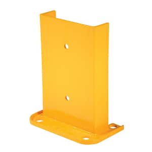 12 in. Wide Yellow Steel Structural Rack Guard