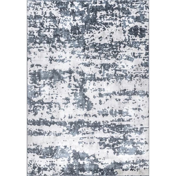nuLOOM Ginny Contemporary Speckled Abstract Blue 4 ft. x 6 ft. Indoor Area Rug