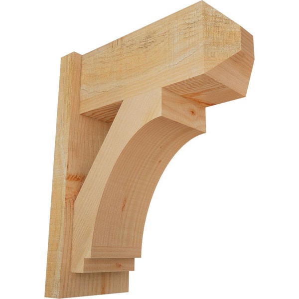 Ekena Millwork 8 in. x 22 in. x 18 in. Imperial Craftsman Rough Sawn Douglas Fir Outlooker