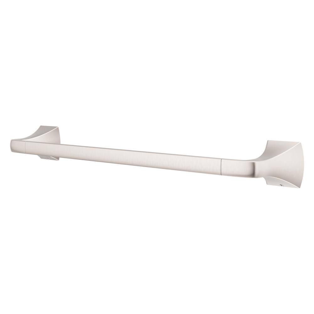 Pfister Bruxie 18 in. Wall Mounted Single Towel Bar in Spot Defense