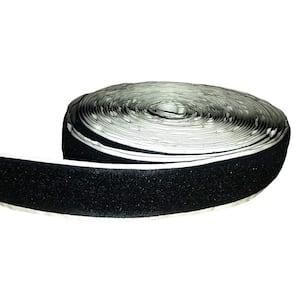 20 ft. x 1 in. Black Adhesive Loop for Garage Door Screens