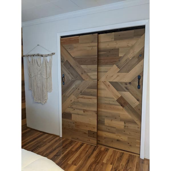 Realstone Systems Reclaimed Wood 1/2 in. x 24 in. x 12 in. Multi