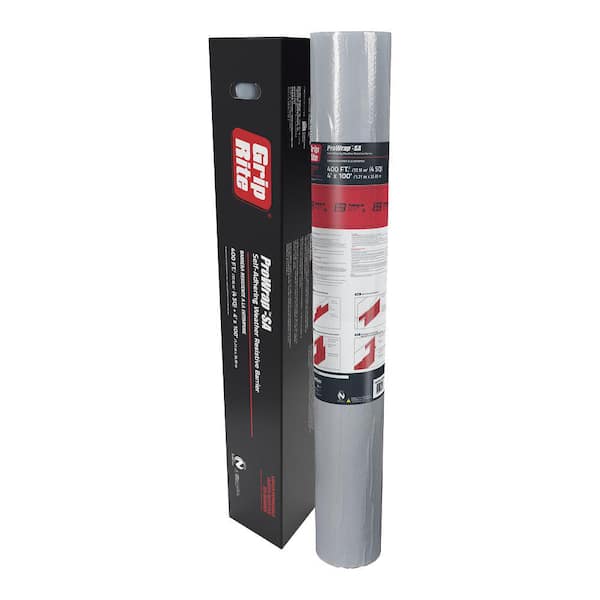 4 ft. x 100 ft. ProWrap-SA Self-Adhering Weather Resistive Barrier Woven HouseWrap (400 sq. ft.)