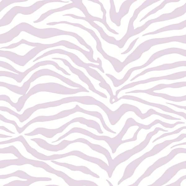 RoomMates 28.29 sq. ft. Zebra Purple Peel and Stick Wallpaper