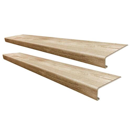 Lakeside Hill Oak Stair Tread Molding Square Exact Match for