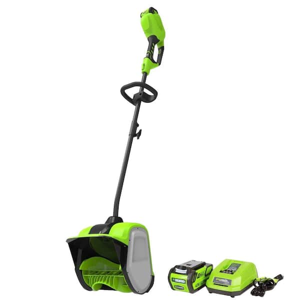 Greenworks Digi-Pro GMAX 12 in. 40-Volt Cordless Electric Snow Blower Shovel - Battery and Charger Included