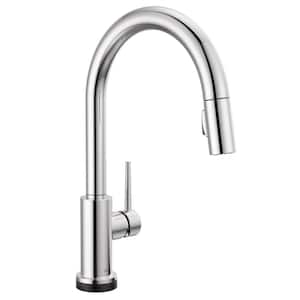 Trinsic Touch2O with Touchless Technology Single Handle Pull Down Sprayer Kitchen Faucet in Chrome