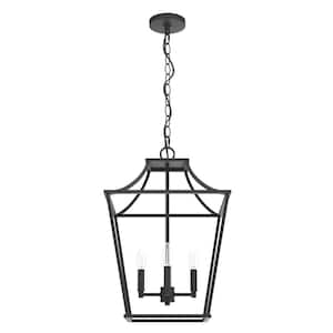 Hunter Laurel Ridge 4 Light Alturas Gold Lantern Pendant Light Kitchen ...