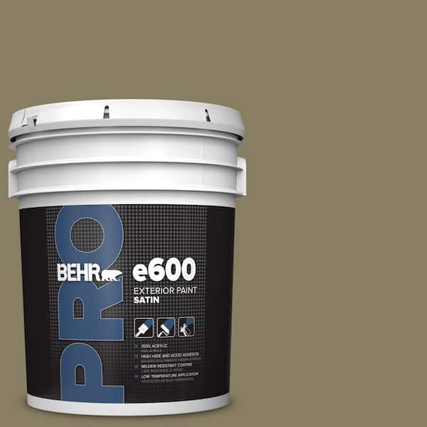 5 gal. #N340-6 Sorrel Leaf Satin Exterior Paint