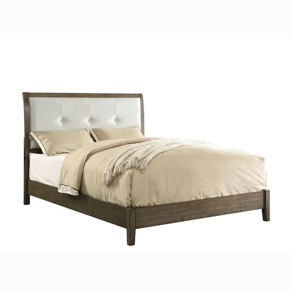 Furniture of America Laton Gray Wood Full Platform Bed