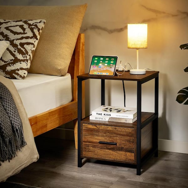Bedside table for platform bed discount