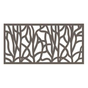 Willow 48 in. x 24 in. Warmstone Polypropylene Multi-Purpose Decorative Panel