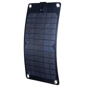 5-Watt Semi-Flex Monocrystalline Solar Panel and 12-Volt Battery Maintainer