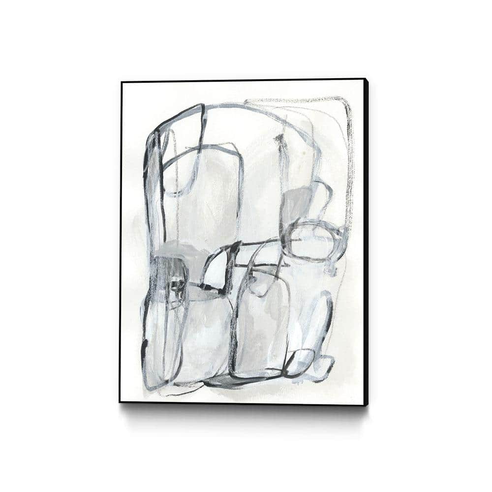 30 in. x 40 in. Entanglements I by June Erica Vess Framed Wall Art