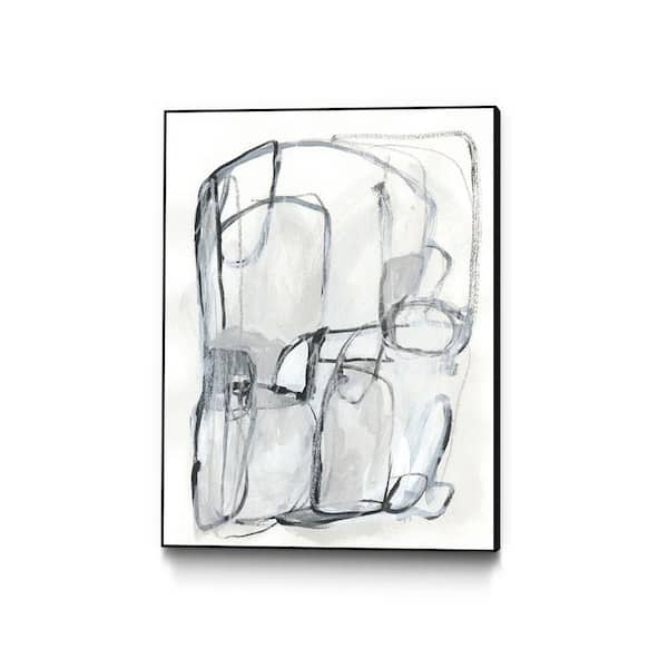 Unbranded 30 in. x 40 in. "Entanglements I" by June Erica Vess Framed Wall Art