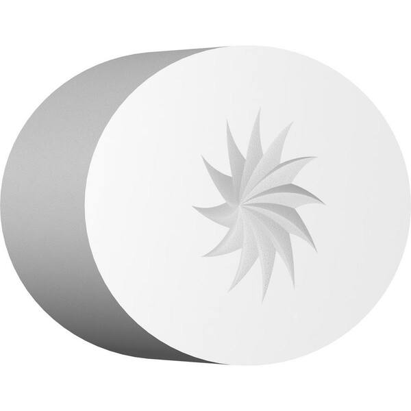 Ekena Millwork 3-in W x 2-in H x-3/4-in P Standard Dalton Spiral Rosette With Square Edge