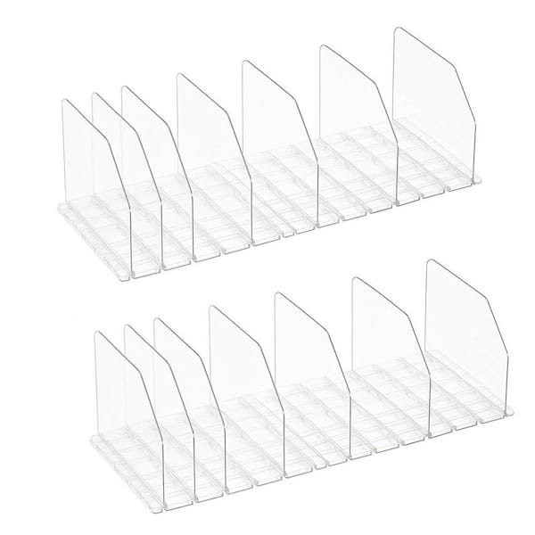 Lynzavix Adjustable Clear Acrylic Purse Organizer for Closet