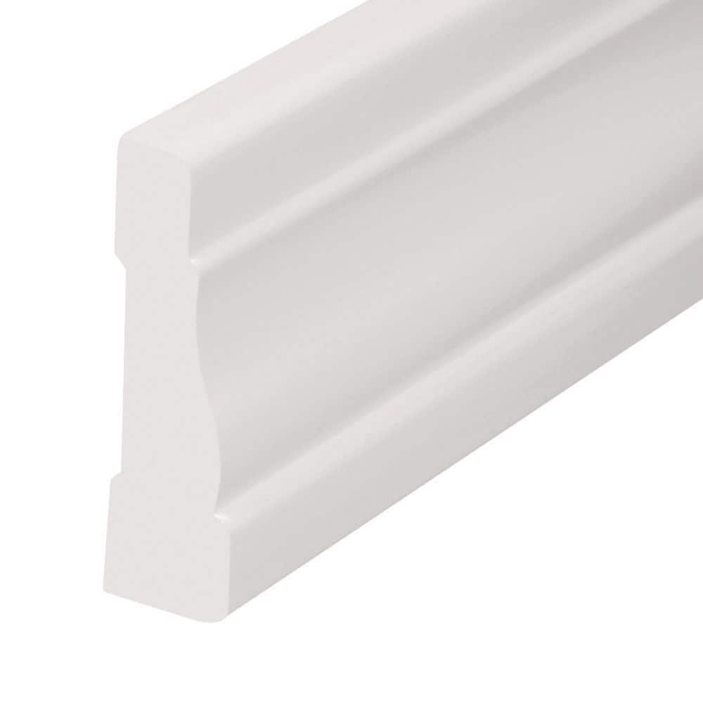 Royal Mouldings 2355 11/16 in. x 2 1/4 in. x 96 in. Colonial Primed PVC ...