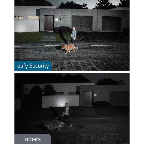 eufy Security - Floodlight Cam 2K Wired Outdoor Surveillance Camera - White