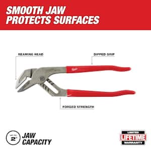 10 in. Dipped Grip Smooth Jaw Tongue & Groove Pliers