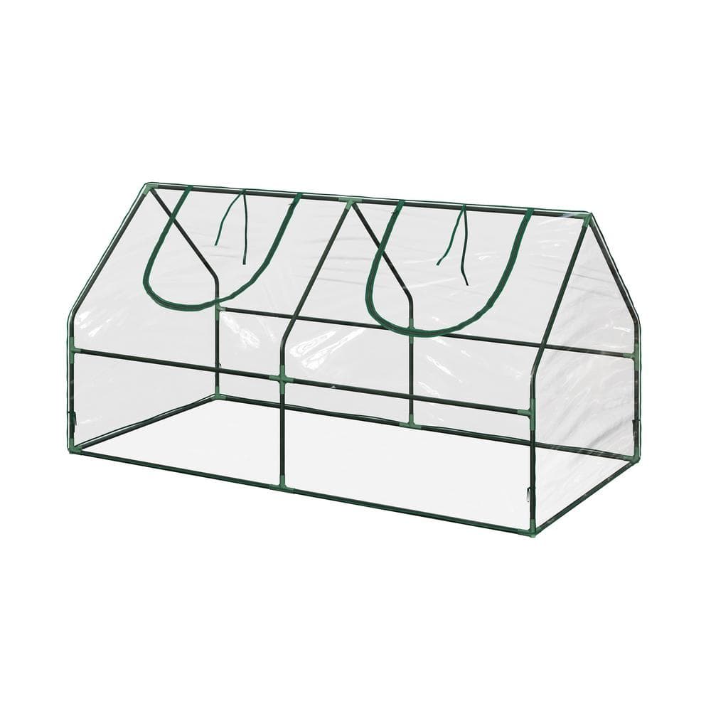 47 in. W x 24 in. D x 24 in. H PVC/Steel Clear Plant