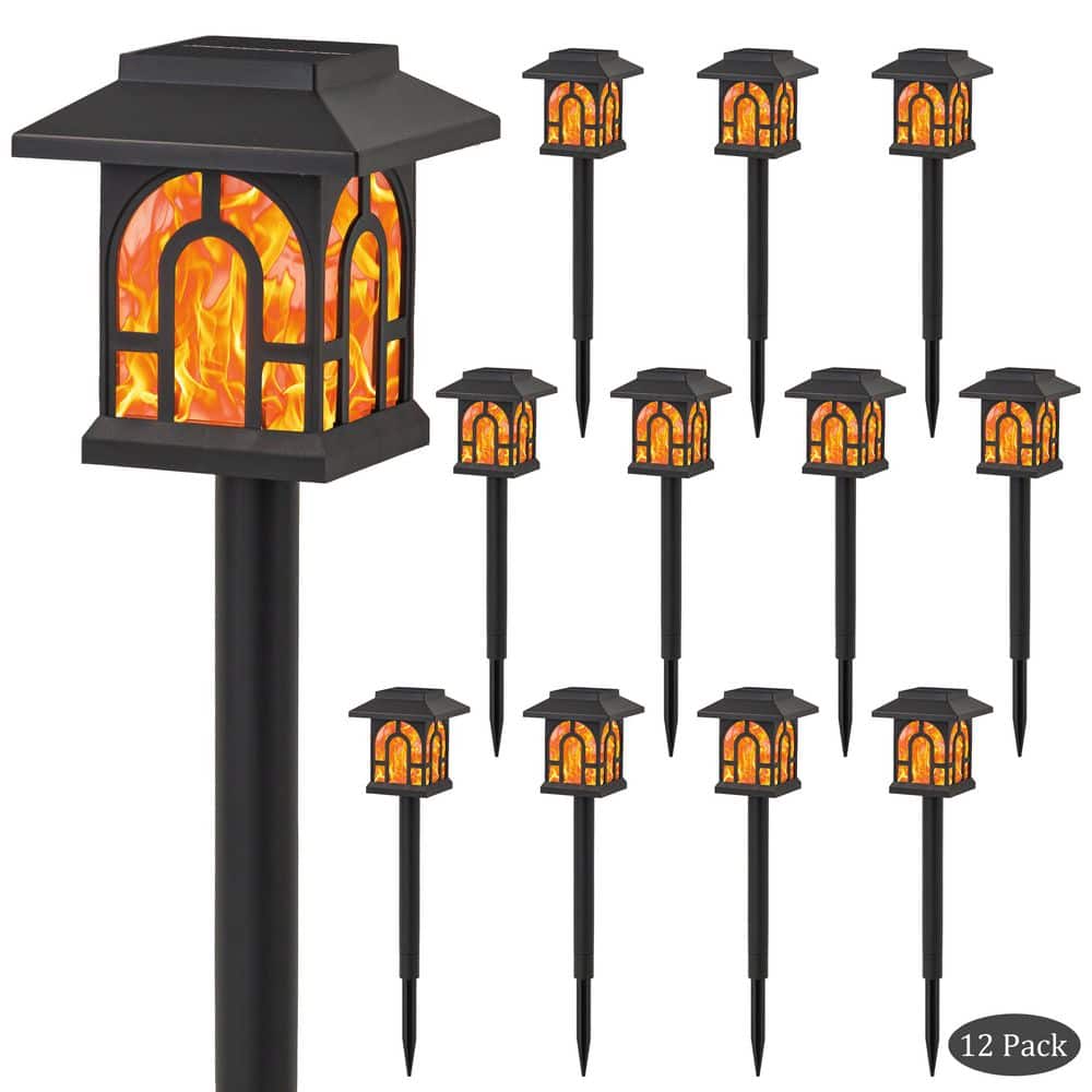 C Cattleya Black Flickering Flame 100 Lumen LED Weather Resistant