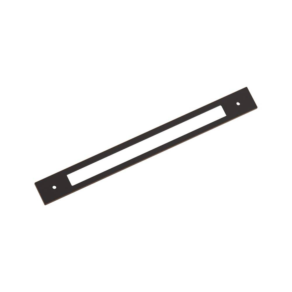 Medora 12 in. (305mm) Center-to-Center Rectangle Oil-Rubbed Bronze Pull Cabinet Backplate price history on PriceWatchPro