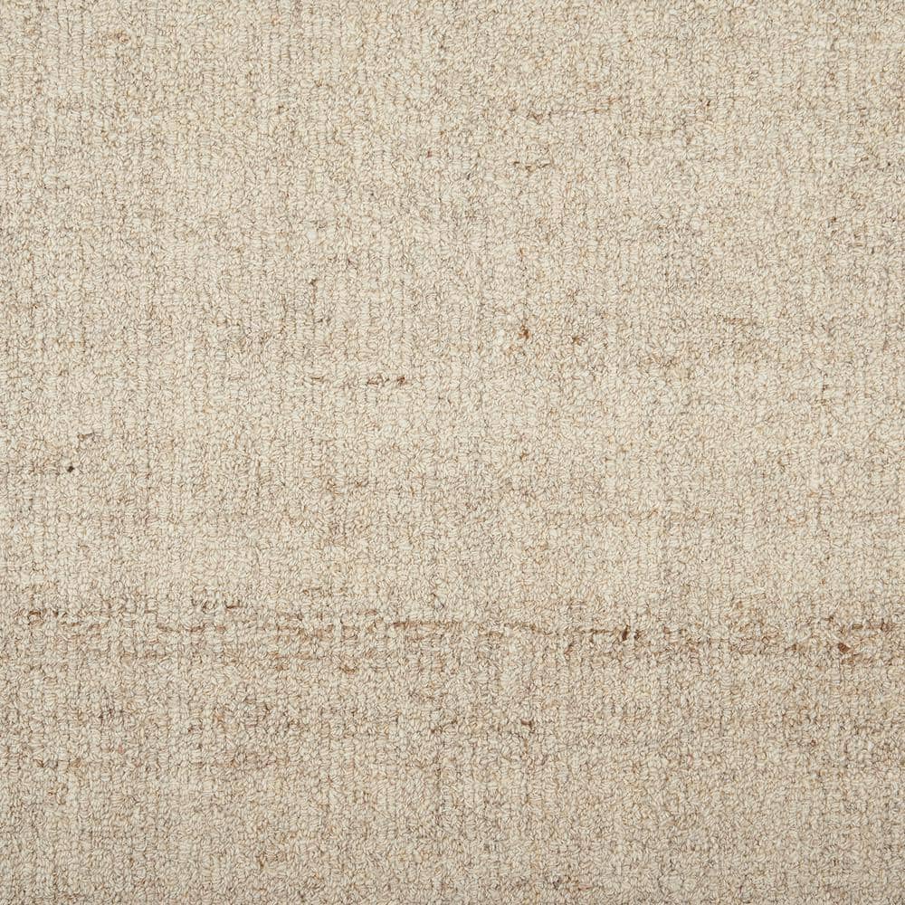 Natural Harmony Supreme - Color Beige Texture Custom Area Rug with