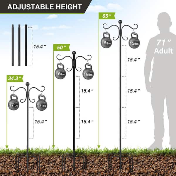 american gardenworks urbangarden 65 single shepherd hook weight capacity Ashman Shepherds Inch Two Sided Hook, 1/2 Inch Thick, Super Strong, Rust Resistant Steel Hook for Hanging Plant Baskets, 4 Pack Enhance your outdoor space with the American Gardenworks 65 In 2 PCS Shepherd-Hooks for Outdoor,