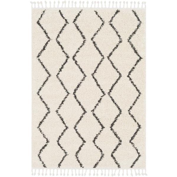 Livabliss Akiko Beige 5 ft. x 7 ft. Area Rug