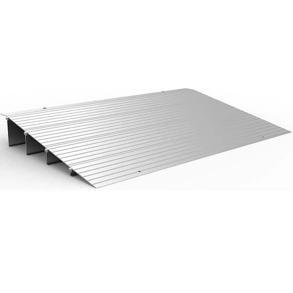 EZ-ACCESS 22.25 in. L x 34 in. W x 4 in. H Transitions Aluminum Threshold Ramp
