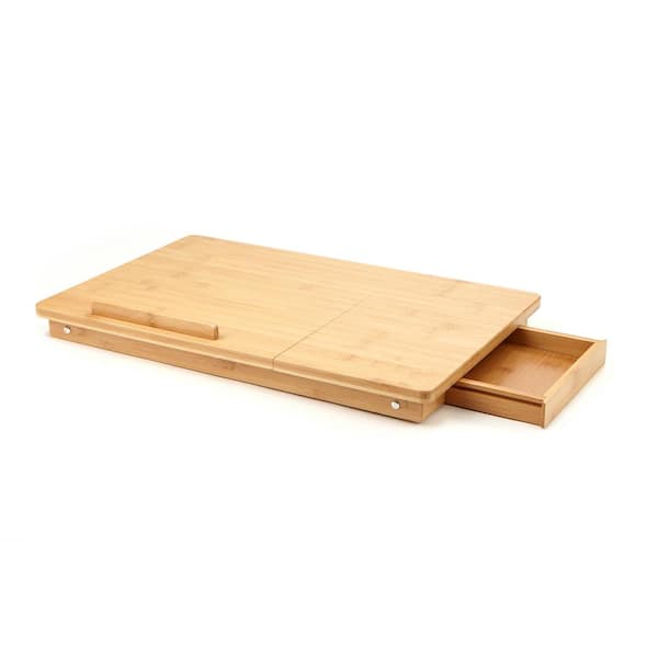 mind reader bamboo laptop bed tray