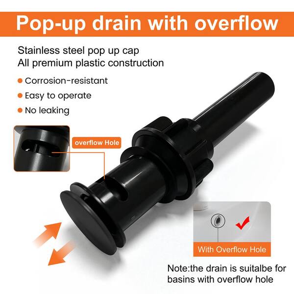 8 in. Widespread 2-Handle Bathroom Faucet With Pop-Up Drain