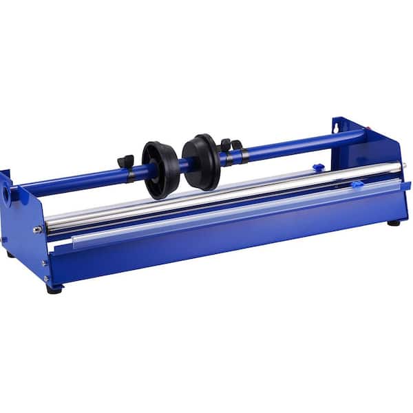19.5 Manual Stretch Film Wrapper Cling Film Dispenser Tool Blue for Food Tray Packaging and More
