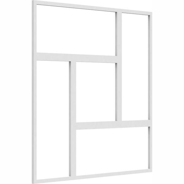 Ekena Millwork 36-in x 36-in Smooth White PVC Fretwork Wall Panel in the  Wall Panels department at