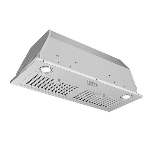 GE 30 in. Smart Insert Range Hood with Light in Stainless Steel UVC9300SLSS  - The Home Depot