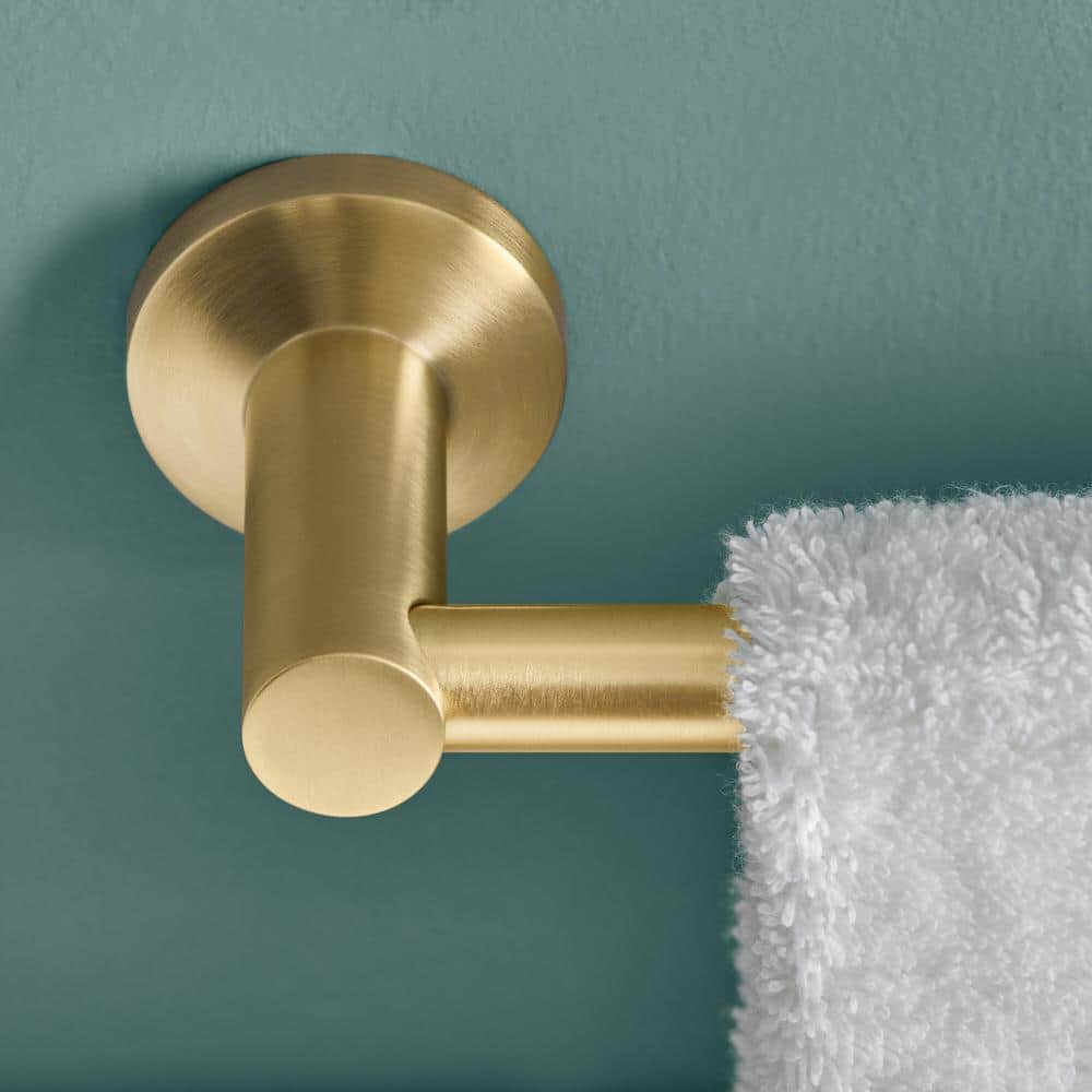 Brushed Gold 18-Inch Stainless Steel Wall Mounted Towel Bar