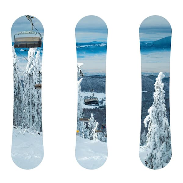 Yosemite Home Decor Champagne Powder Unframed Nature Photography Wall Art 42 in. x 27 in.