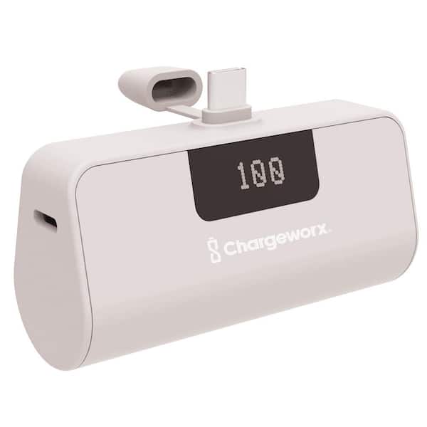 CHARGEWORX 5000MAH Power Bank USB-C Connector