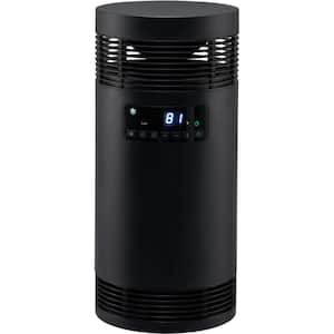 1500-Watt 360° Surround Ceramic Tower Infrared Space Heater with Handle