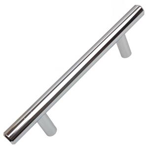 3-3/4 in. Center-to-Center Polished Chrome Finish Solid Handle Bar Pulls (10-Pack)